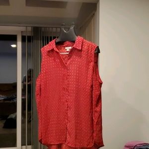 Roz & Ali - high low tank top blouse